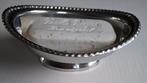 Vintage Zani Inox zeep schaaltje op voet met kabelrand, Ophalen of Verzenden