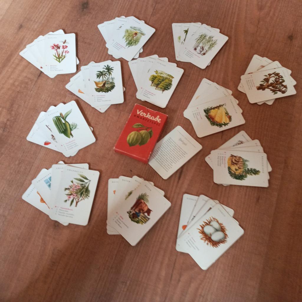 verkade kwartet, Verzamelen, Speelkaarten, Jokers en Kwartetten, Ophalen of Verzenden, Gebruikt, Kwartet(ten)