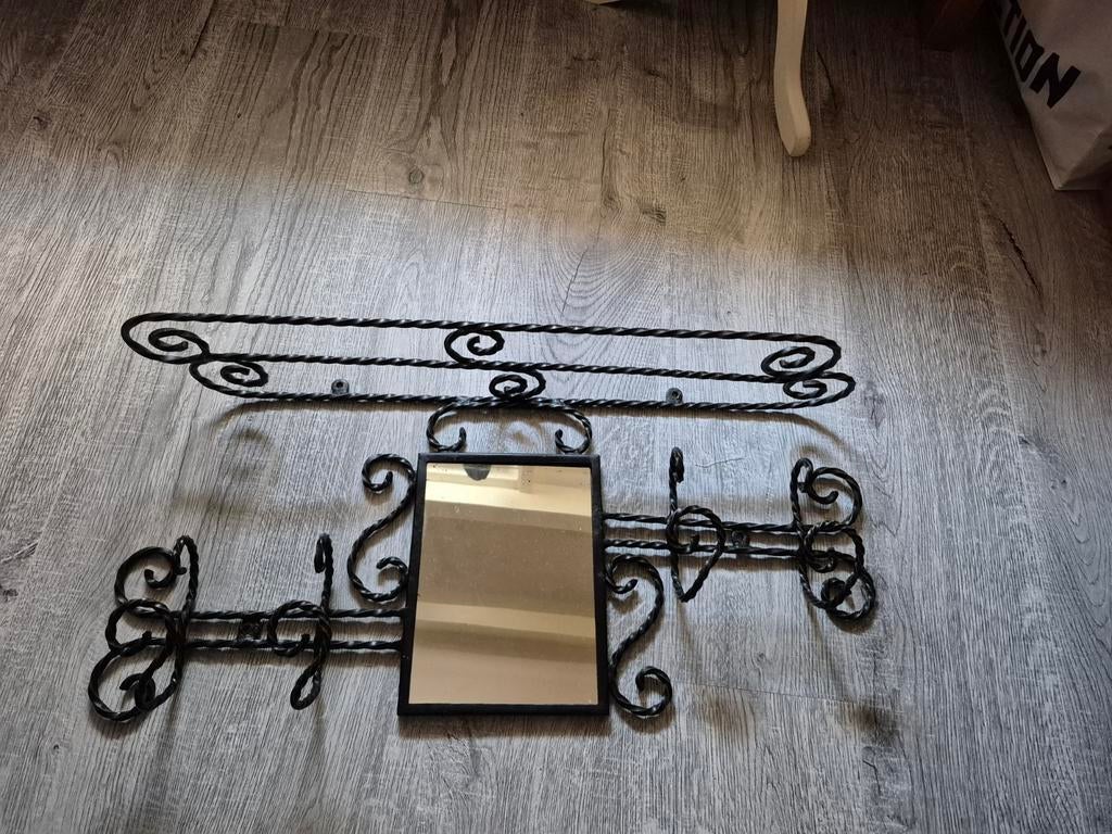 Brocante kapstok en krantenbak, Huis en Inrichting, Woonaccessoires | Kapstokken, Wandkapstok, Ophalen of Verzenden, Zo goed als nieuw