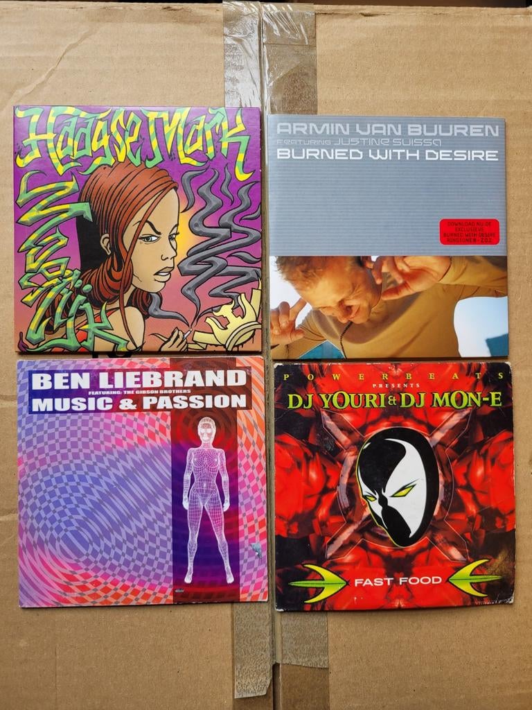 4 Exclusieve CD Singles, Cd's en Dvd's, Cd Singles, Ophalen, Gebruikt, Maxi-single, Dance