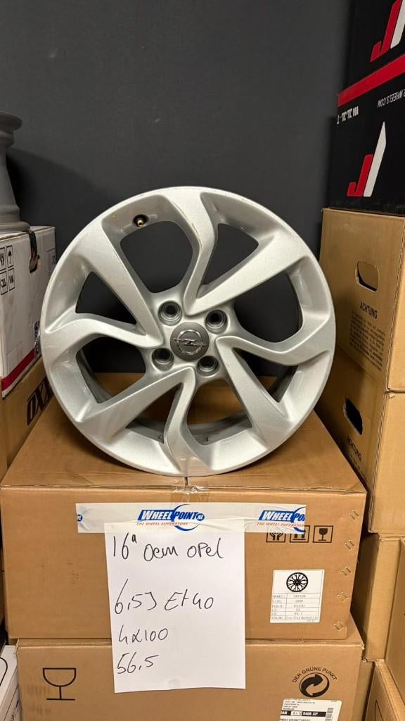 16'' Originele Opel velgen 4x100 Opel Corsa, Gebruikt, Velg(en), 16 inch, Ophalen of Verzenden