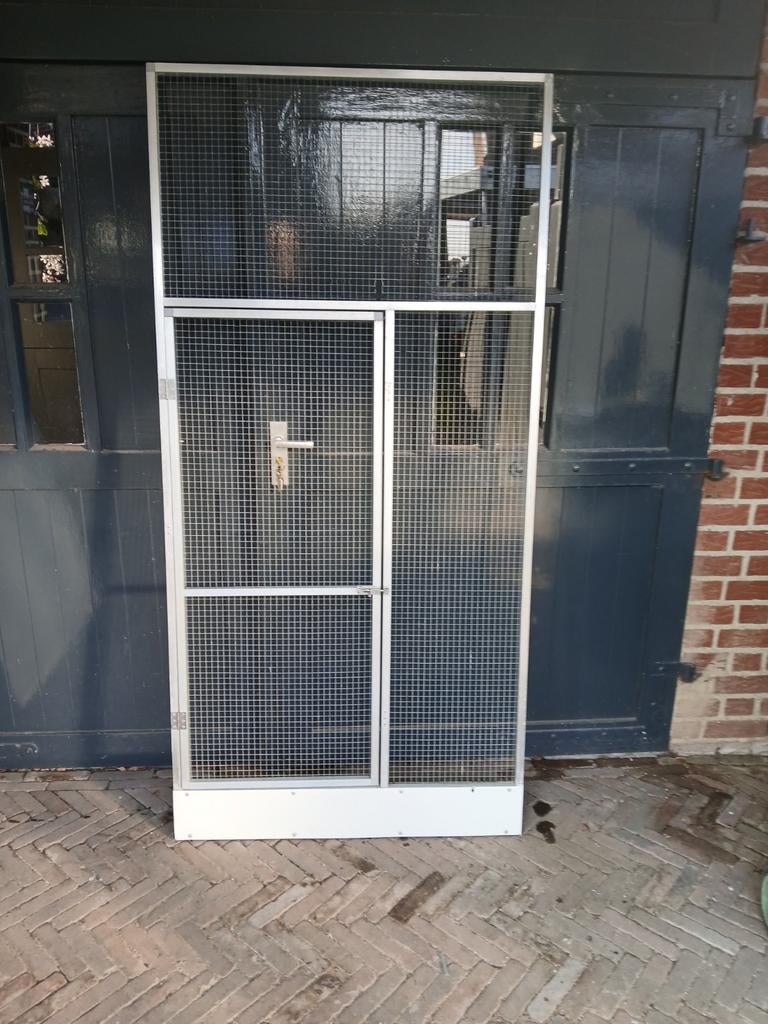 Volière  paneel, Ophalen, Aluminium, Volière