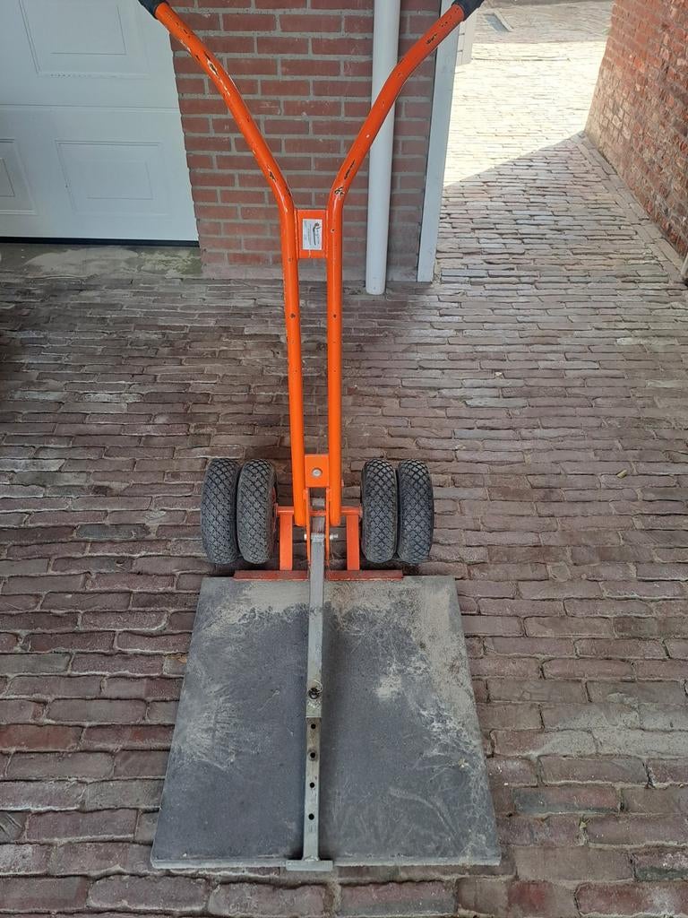 Tegellegger te huur, Ophalen