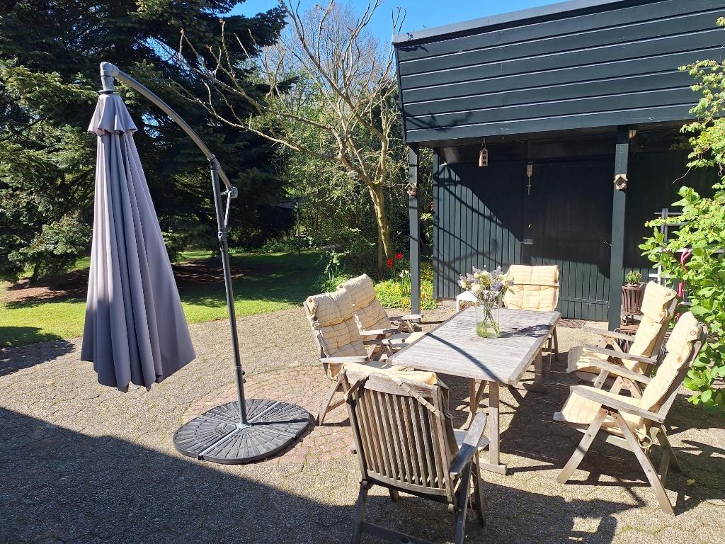 Parasol, Ophalen, Gebruikt, Kantelbaar, 2 tot 3 meter