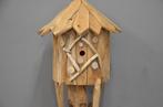 Teak vogelhuisje met deurtje, Tuin en Terras, Verzenden, Nieuw