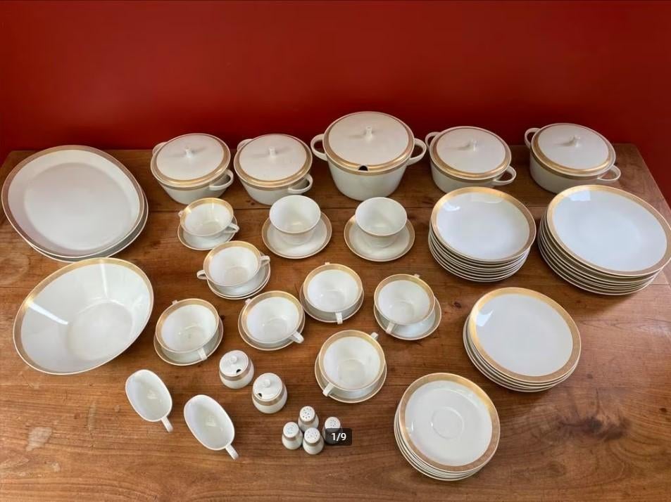 Hutschenreuther Noblesse Gelb 9423 - vintage, Antiek en Kunst, Ophalen