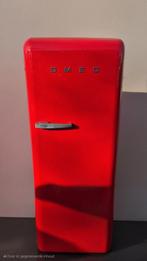 Smeg koelkast met vriesvak rood, Ophalen, Gebruikt, 200 liter of meer, 160 cm of meer