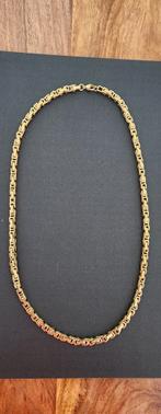 Goud kleurige ketting met schakels, Ophalen of Verzenden, Goud, Overige materialen