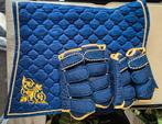 Full blauw/gele set., Dieren en Toebehoren, Paarden en Pony's | Dekens en Dekjes, Ophalen of Verzenden, Gebruikt, Dekje