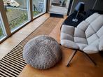 Wollen poef doorsnede 70 cm, Ophalen of Verzenden, Zo goed als nieuw, 50 tot 75 cm, 50 tot 75 cm