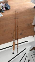 Leen huisman 7ft 15 gram splitcane spinhengel zeldzaam, Ophalen of Verzenden, Gebruikt, Werphengel