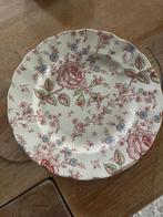 6 dinerborden Rose Chintz Johnson Brothers, Ophalen of Verzenden, Zo goed als nieuw, Bord(en), Overige stijlen