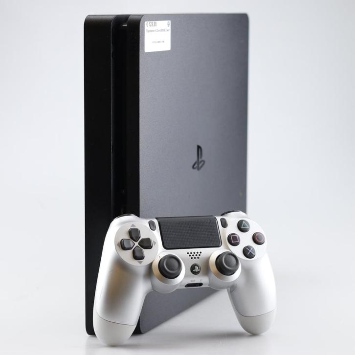 Playstation 4 Slim 500GB Zwart, Spelcomputers en Games, Spelcomputers | Sony PlayStation 4, Zo goed als nieuw
