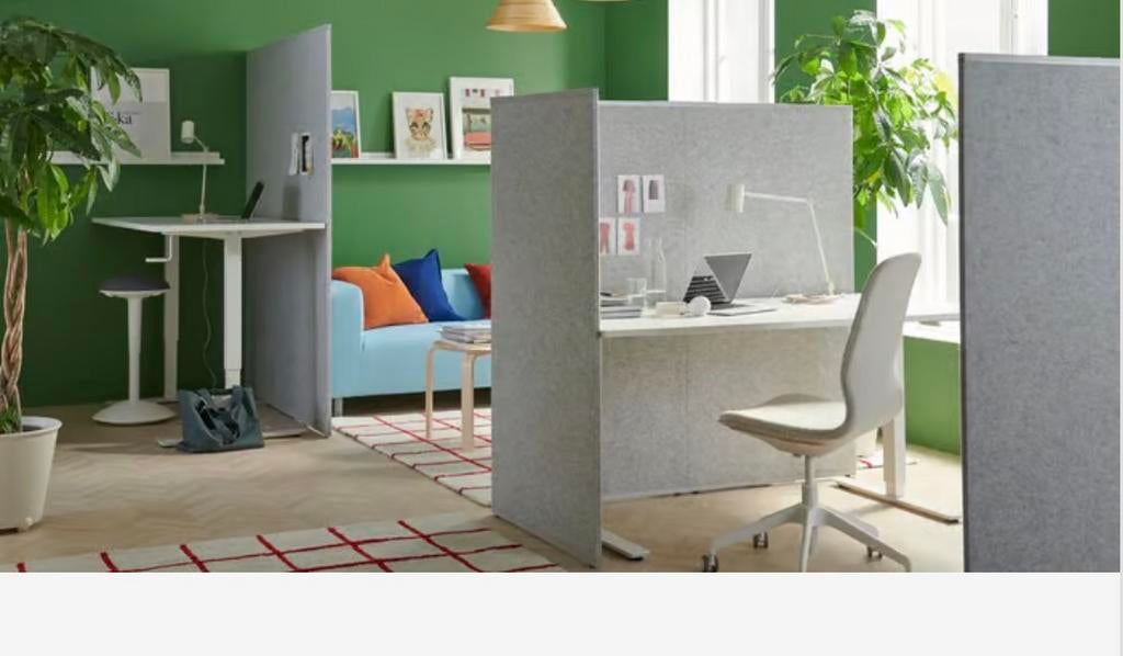 Bureau scherm 2x, Tuin en Terras, Ophalen, Zo goed als nieuw, Minder dan 250 cm, Minder dan 200 cm