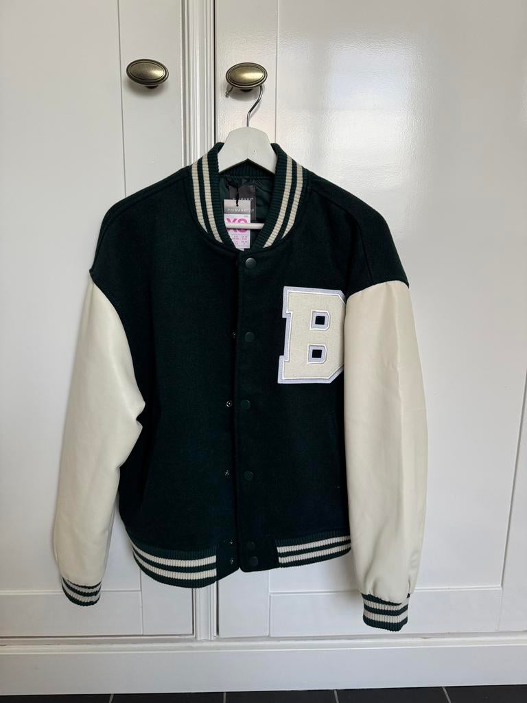 Baseball jack donker groen., Ophalen of Verzenden, Nieuw, Maat 34 (XS) of kleiner, Groen