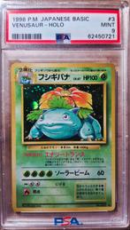 Venusaur holo base (basic) japanese mint PSA 9, Ophalen of Verzenden