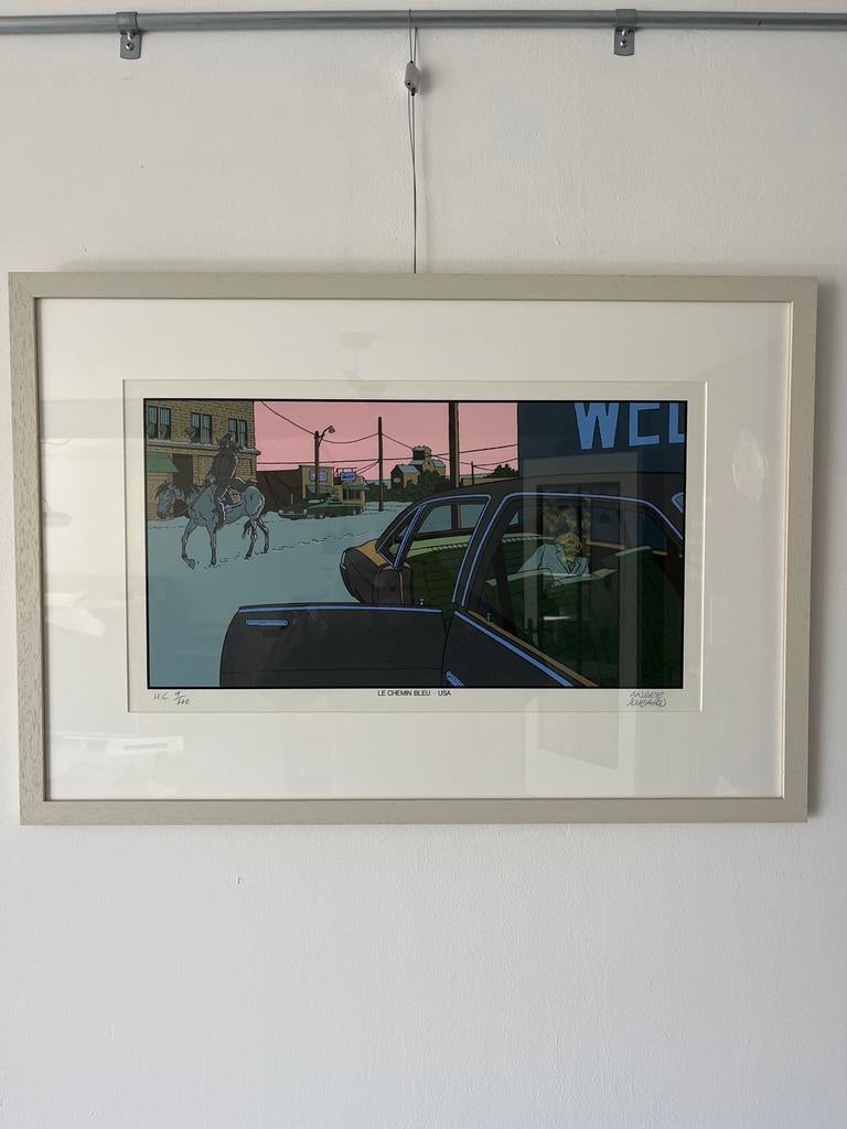 Andre Juillard - Prachtige ingelijste litho (9/140), Ophalen