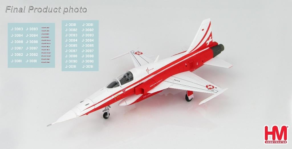 Northrop F-5E Tiger II Patrouille Suisse Hobby Master HA3361, Verzenden, Nieuw, Military-Models VJ Mendelssohnstraße 29 info@military-models-vj.de