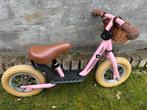 Bandits and Angels loopfiets roze met mandje, Ophalen, Gebruikt, Loopfiets
