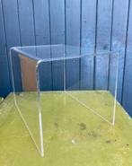 Plexiglas bijzettafel uit de jaren 80, Ophalen of Verzenden, Huis en Inrichting