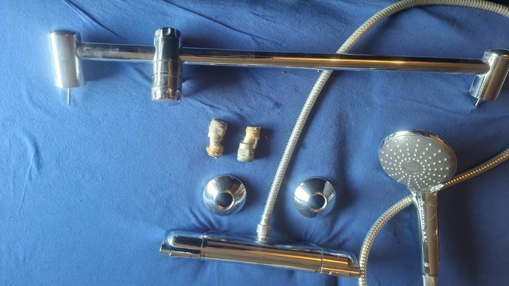 Grohne douche set met thermostaat kraan, Ophalen, Douche