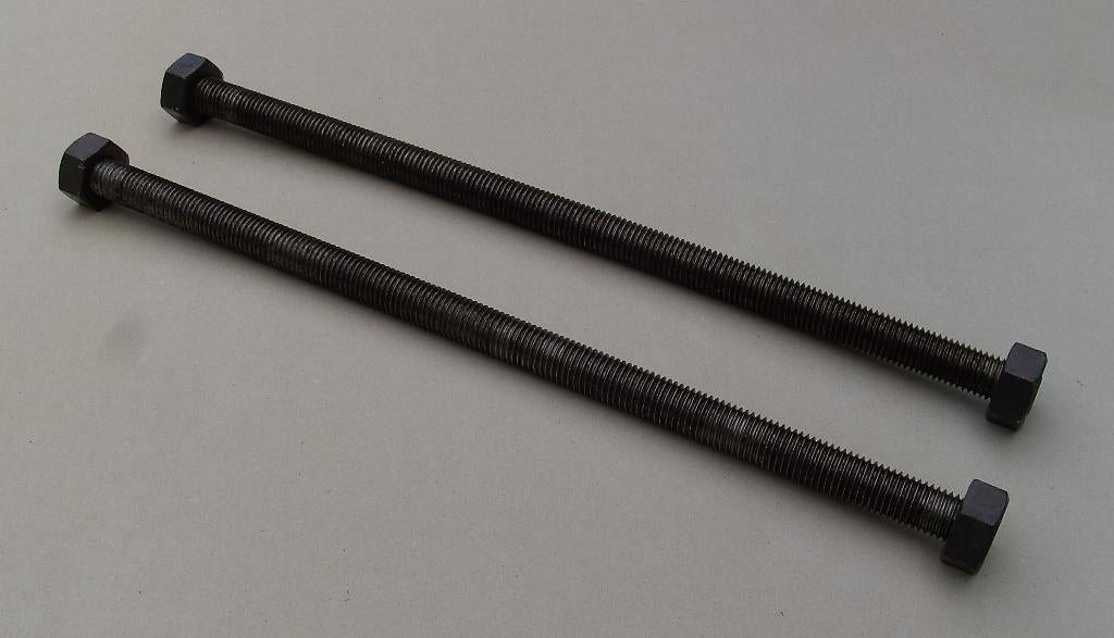 draadeind M22 met moeren, Doe-het-zelf en Verbouw, IJzerwaren en Bevestigingsmiddelen, Ophalen of Verzenden, Gebruikt, 50 tot 100 mm