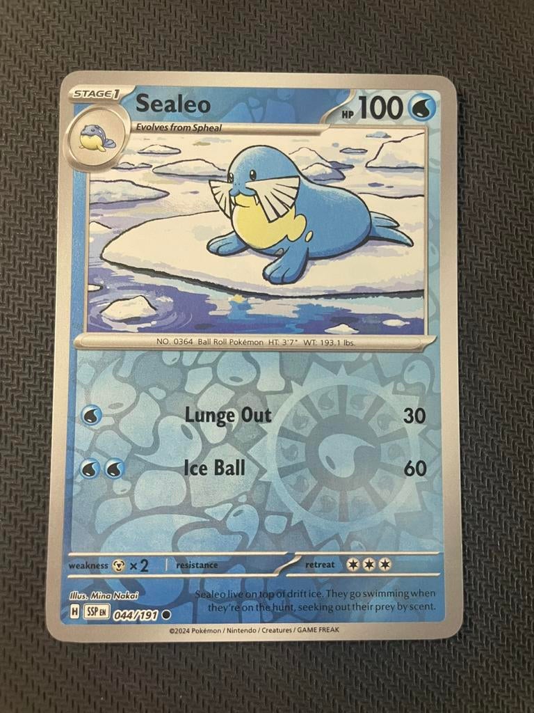 Sealeo 044/191 Reverse Holo Surging Sparks Packfresh, Verzenden, Zo goed als nieuw