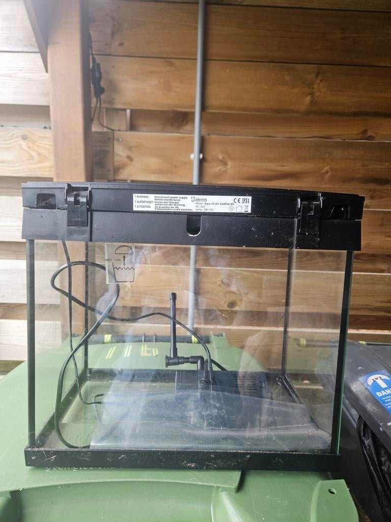 Aquarium klein, Dieren en Toebehoren, Vissen | Aquaria en Toebehoren, Ophalen, Zo goed als nieuw, Leeg aquarium