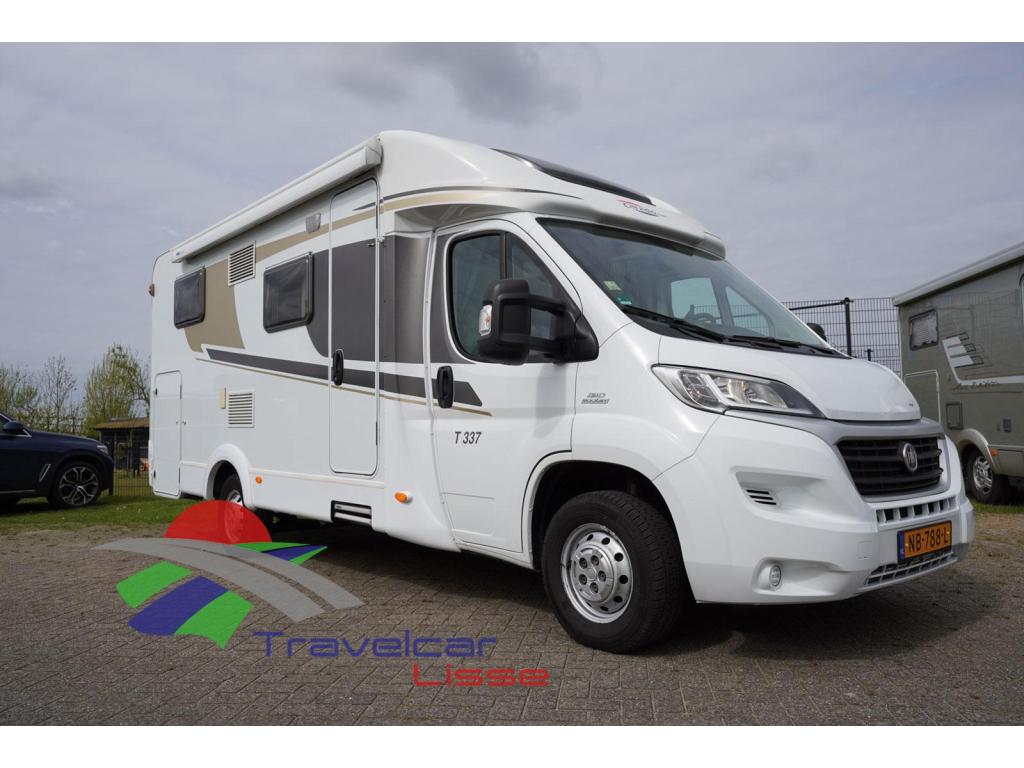 Carado T 337, Caravans en Kamperen, Campers, Chemisch toilet, Ringverwarming, Fiat, Tot en met 2
