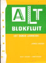 Altblokfluit James Arden deel 1-2-3, Gebruikt, Verzenden, Klassiek, Blokfluit
