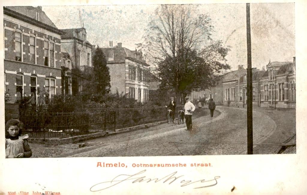 Almelo Oostmarsumsche straat # 646, Verzenden, Voor 1920, Gelopen, Overijssel