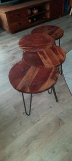 Zware salontafeltjes, Huis en Inrichting, Ophalen of Verzenden, Zo goed als nieuw, Rechthoekig, Minder dan 50 cm