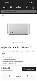 Apple Mac Studio M4 Max 128GB RAM 2025, Computers en Software, Ophalen, 64 GB of meer, Overige modellen, SSD