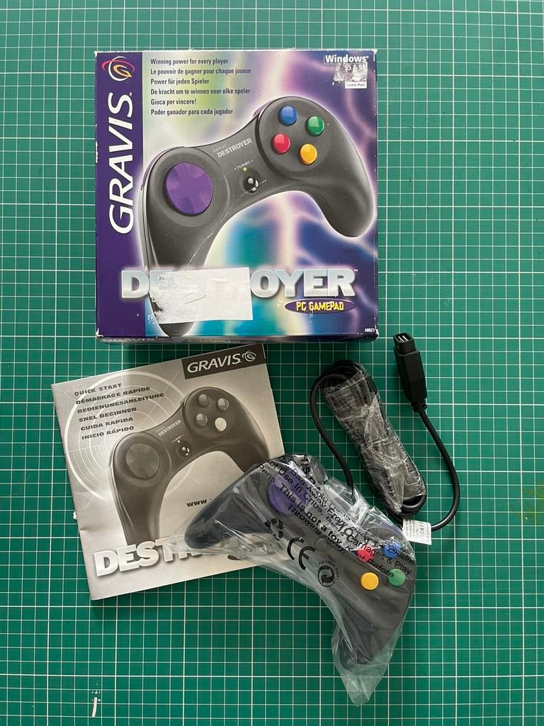 Nieuw! Gravis Destroyer Gamepad Controller PC Windows 95-98, Computers en Software, Joysticks, Ophalen of Verzenden, Nieuw