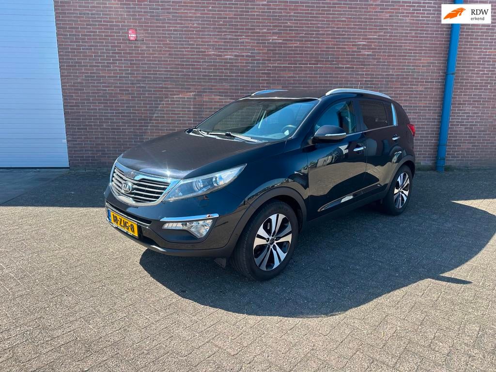 Kia Sportage 2.0 Super Pack, Auto's, Gebruikt, Zwart, Handgeschakeld, SUV of Terreinwagen