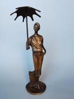 Vintage Mid Century beeld dame paraplu Hollywood Regency, Verzenden