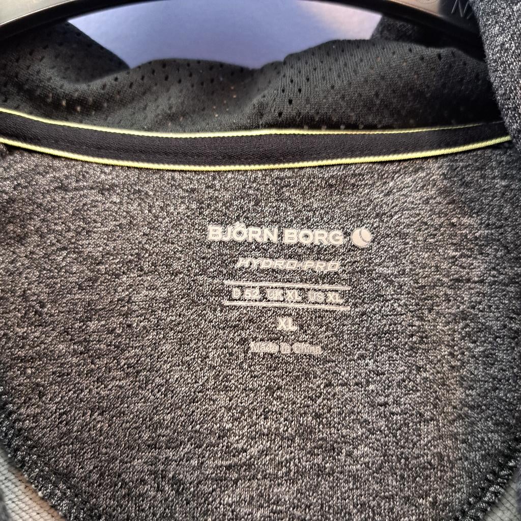 Bjorn Borg sportieve trui Hydro Pro grijs zwart XL nr 50062, ., Maat 56/58 (XL), Ophalen of Verzenden, Zo goed als nieuw