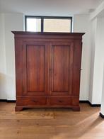 Kersenhouten servieskast/buffetkast met veel opbergruimte, Gebruikt, 100 tot 150 cm, 200 cm of meer, Ophalen of Verzenden