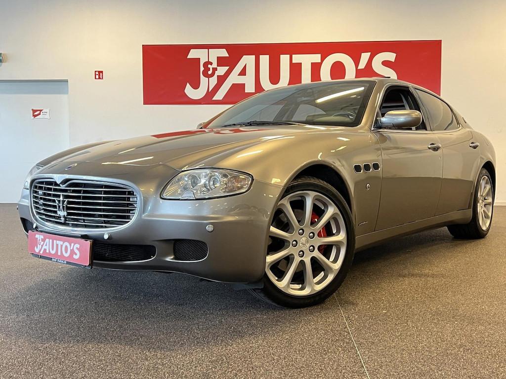 Maserati 4200 GT Quattroporte 4.2 EXECUTIVE LEER, NAVIGATIE,, Auto's, Maserati, Gebruikt, 8 cilinders, Leder, Bedrijf