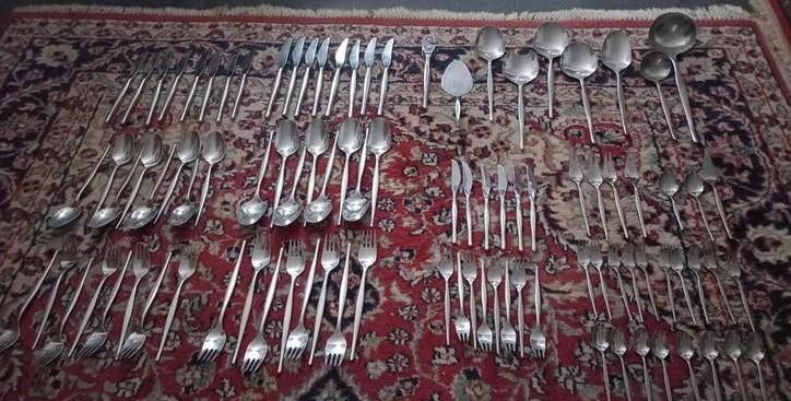 97-delig Gero Zilduro Romanti jaren 60- Dick Simonis 8 pers., Antiek en Kunst, Antiek | Bestek, Ophalen of Verzenden