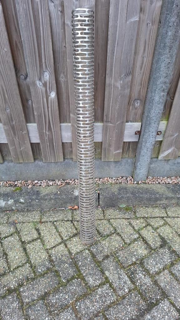 Roestvrijstaal Rooster L1200 mm Diameter 95 mm Dikte 2 mm, Ophalen, Zo goed als nieuw, Overige metalen