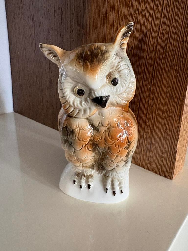 Porceleinen uiltje, Ophalen of Verzenden, Zo goed als nieuw, Dier
