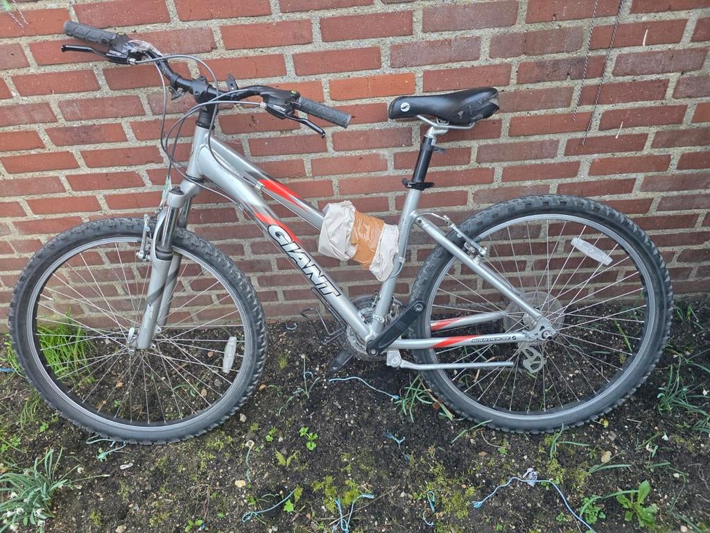 Giant Mountainbike - Opknapper!, Fietsen en Brommers, Fietsen | Mountainbikes en ATB, Gebruikt, Hardtail, Heren, 49 tot 53 cm