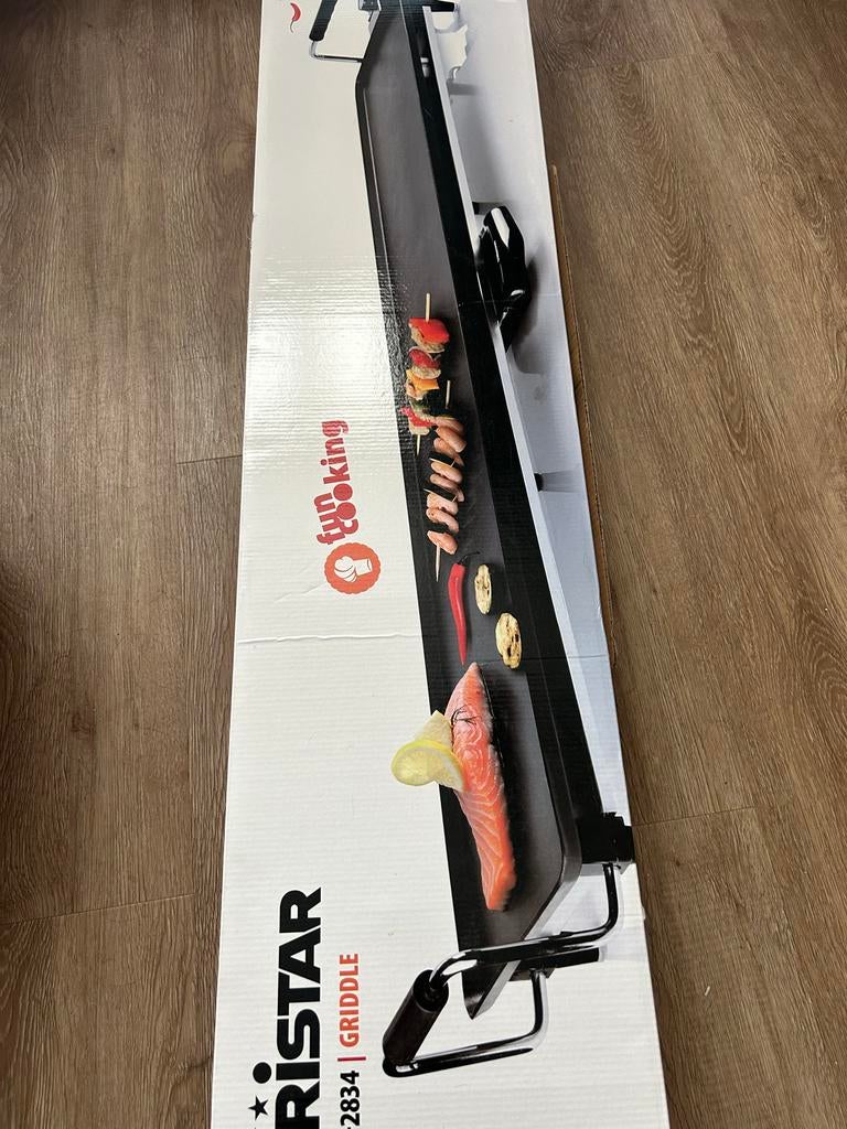 Tristar BP-2834 Gourmet Plaat - Gebruikt, Ophalen of Verzenden, Gebruikt, 4 t/m 7 personen