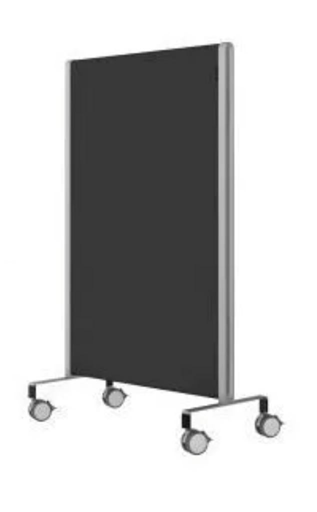 Dutchcreen Frameloos Akoestisch Scherm B80cm Zwart, Ophalen