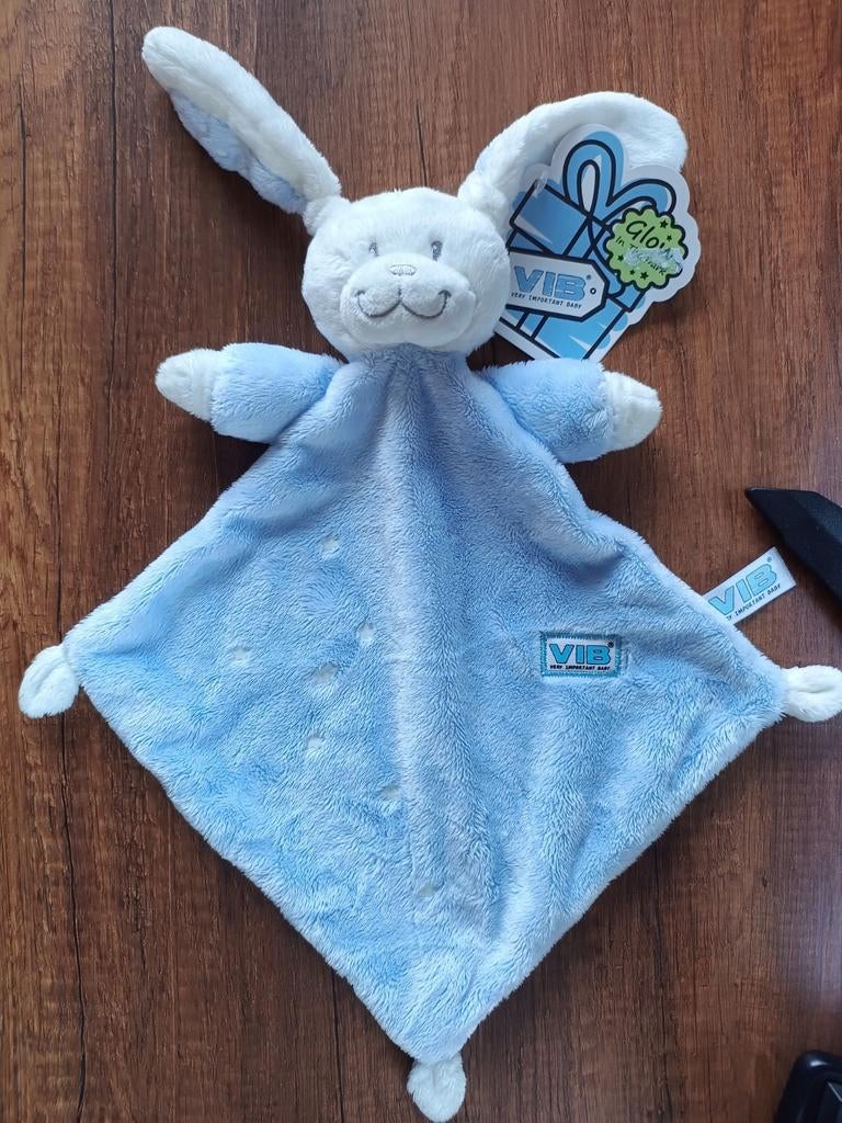 VIB Konijn Knuffeldoekje met Glow in the Dark Sterren, Kinderen en Baby's, Speelgoed | Knuffels en Pluche, Ophalen, Nieuw, Overige typen