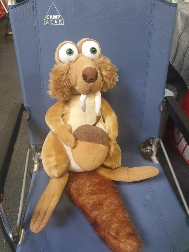 Te koop Ice Age knuffel, Ophalen of Verzenden, Zo goed als nieuw, Beeldje of Figuurtje