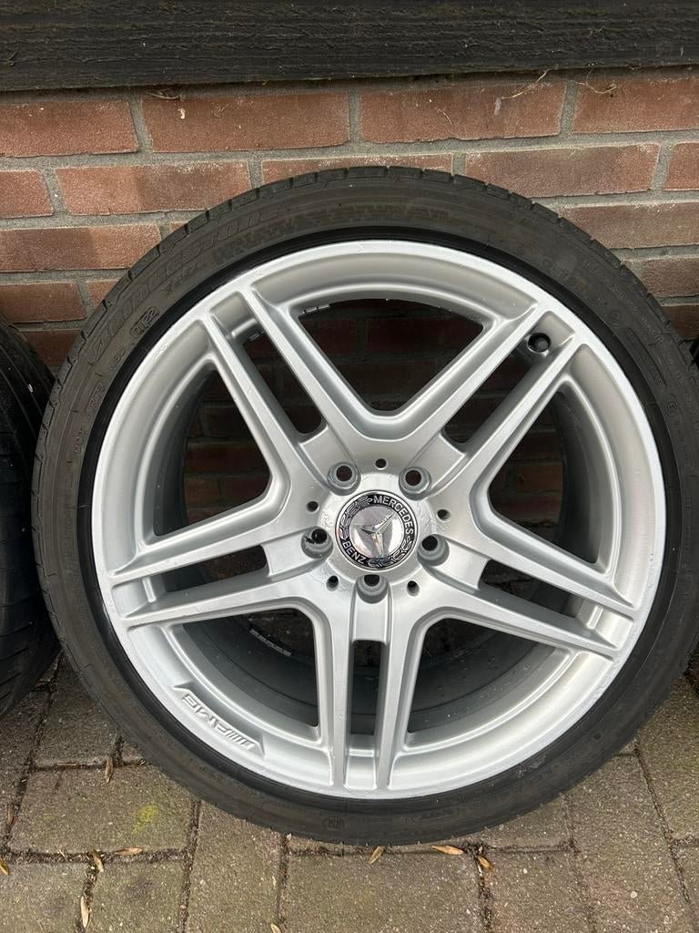 5x112 18 inch Mercedes AMG velgen breedset, Auto-onderdelen, Banden en Velgen, Ophalen, 18 inch, Gebruikt, Banden en Velgen