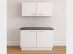 Keukenblok 120cm met Hangkasten | Voorgemonteerd, Ophalen, Uwkeukenkast.nl, Wit, Nieuw