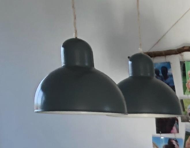 Emaille hanglamp, Ophalen, Zo goed als nieuw, Minder dan 50 cm